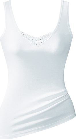 PETITE FLEUR Undershirt in White