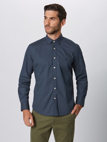 Coupe regular Chemise Marc O'Polo en bleu