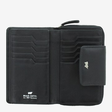 Braun Büffel Wallet 'Golf' in Black