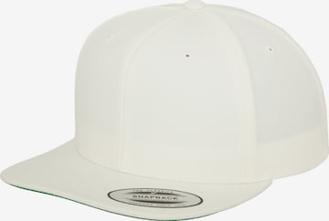 Cappello di Flexfit in bianco: frontale