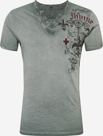 Key Largo Regular Fit T-Shirt in Grau: predná strana