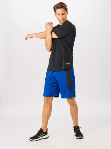 ADIDAS SPORTSWEAR Loose fit Workout Pants 'C365 Short' in Blue