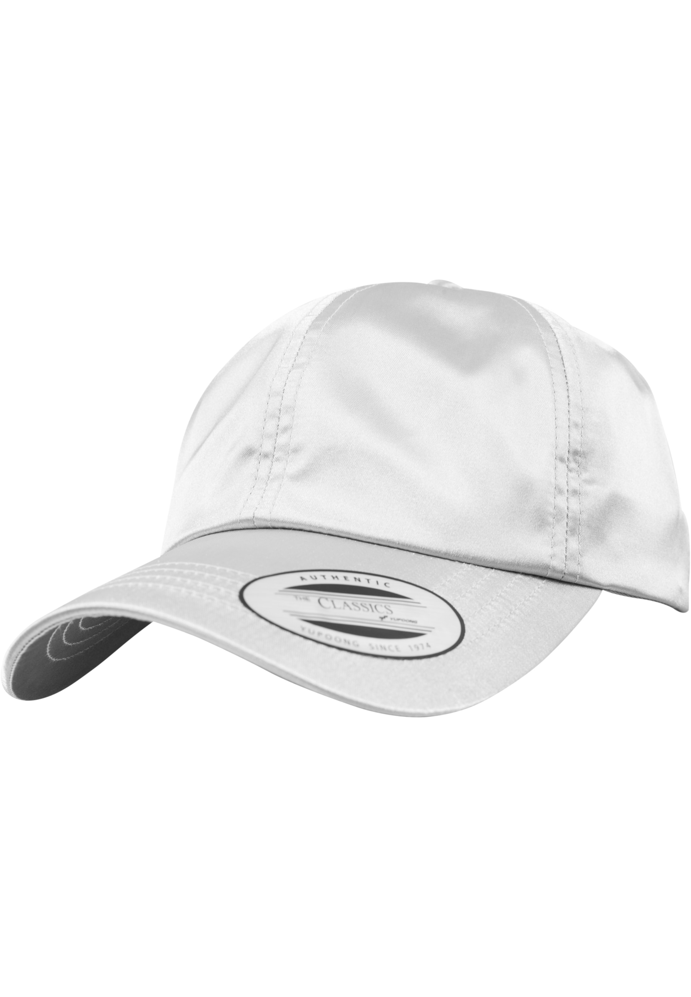 Flexfit Cap in Silber: Vorderseite