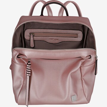 TITAN Spotlight Zip City Rucksack in Pink