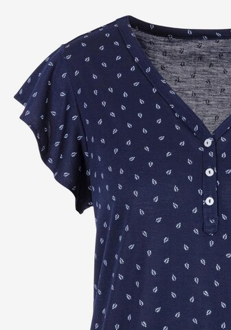 LASCANA Shirt in Blauw