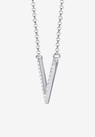 ELLI Halskette Dreieck, Geo, V-Kette in Silber