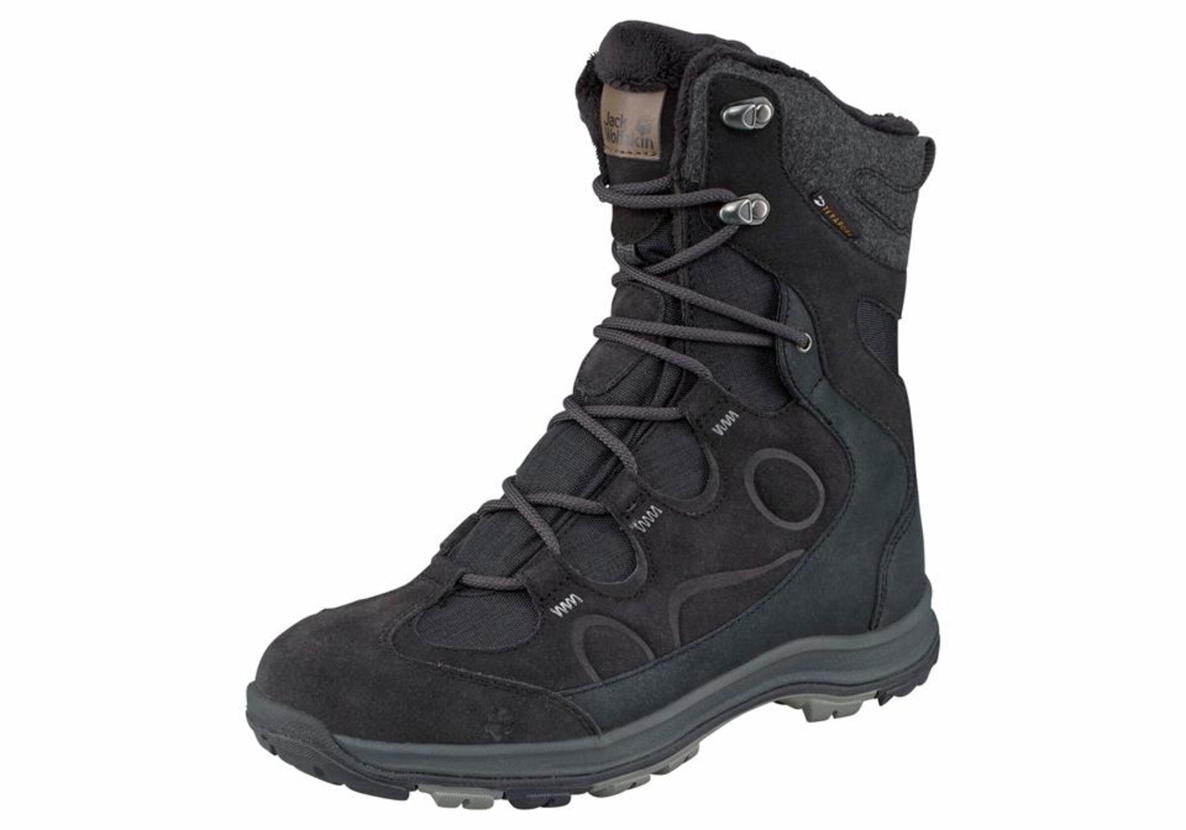 JACK WOLFSKIN - Boots 'Thunder bay texapore high' in de kleur Donkergrijs