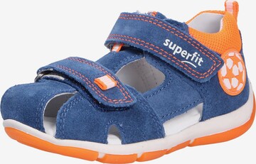 SUPERFIT Sandals & Slippers in Blue: front