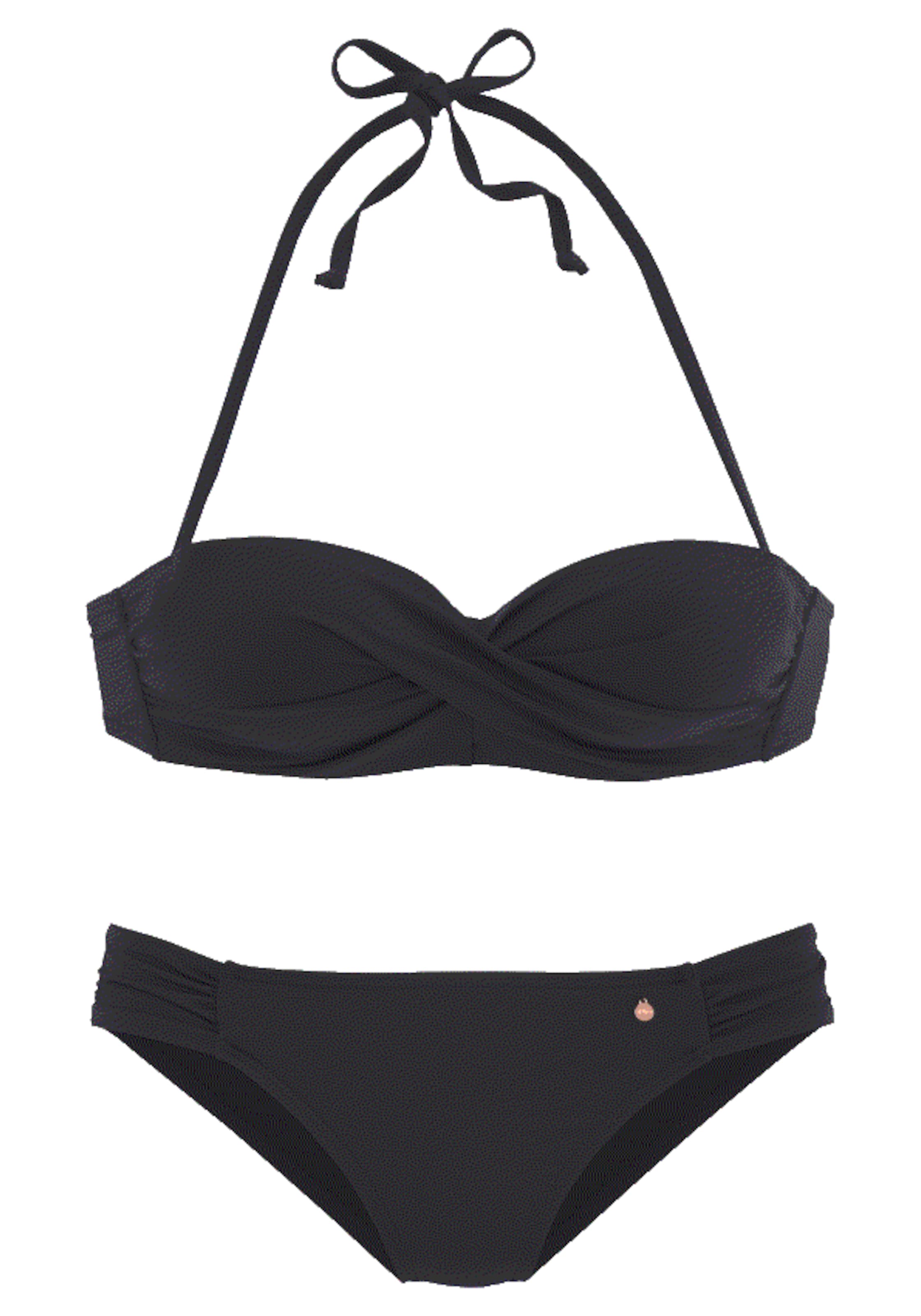 s.Oliver - Balconet Bikini en negro: frente