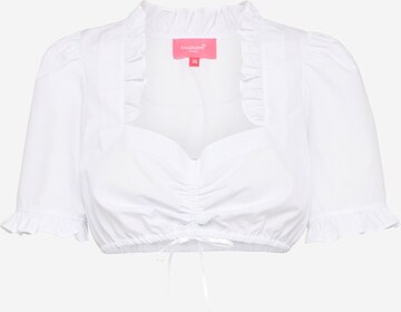 Krüger Madl Traditional blouse in White: front