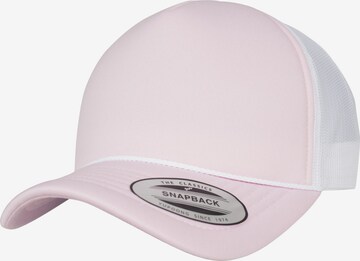 Cappello da baseball di Flexfit in rosa: frontale