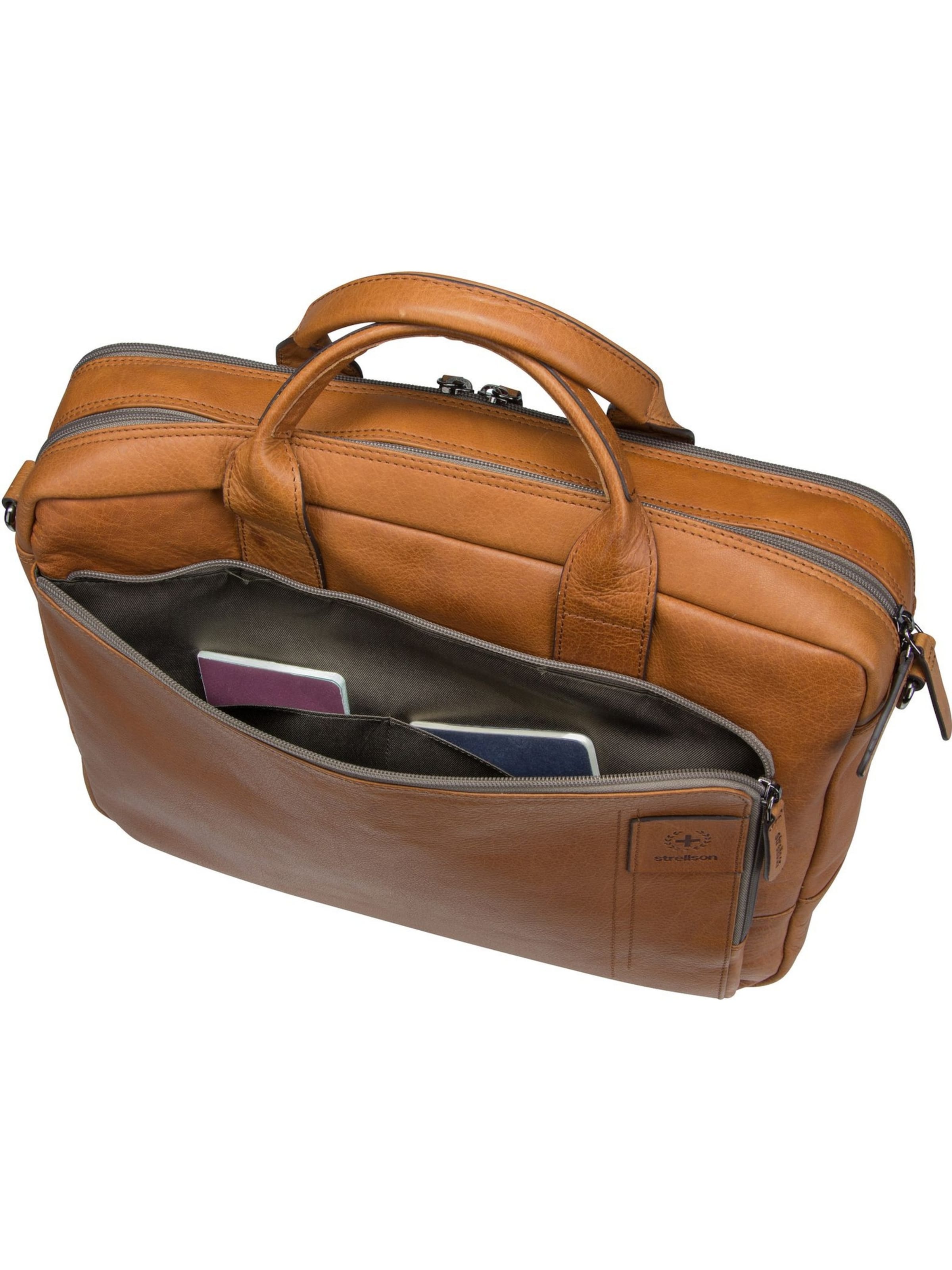 STRELLSON - Pasta 'Hyde Park' em castanho