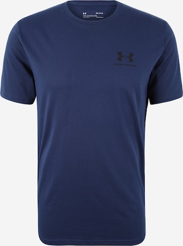 UNDER ARMOUR Λειτουργικό μπλουζάκι σε μπλε: μπροστά