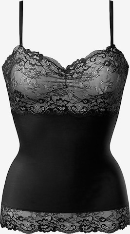 NUANCE Shaping Top in Black: front