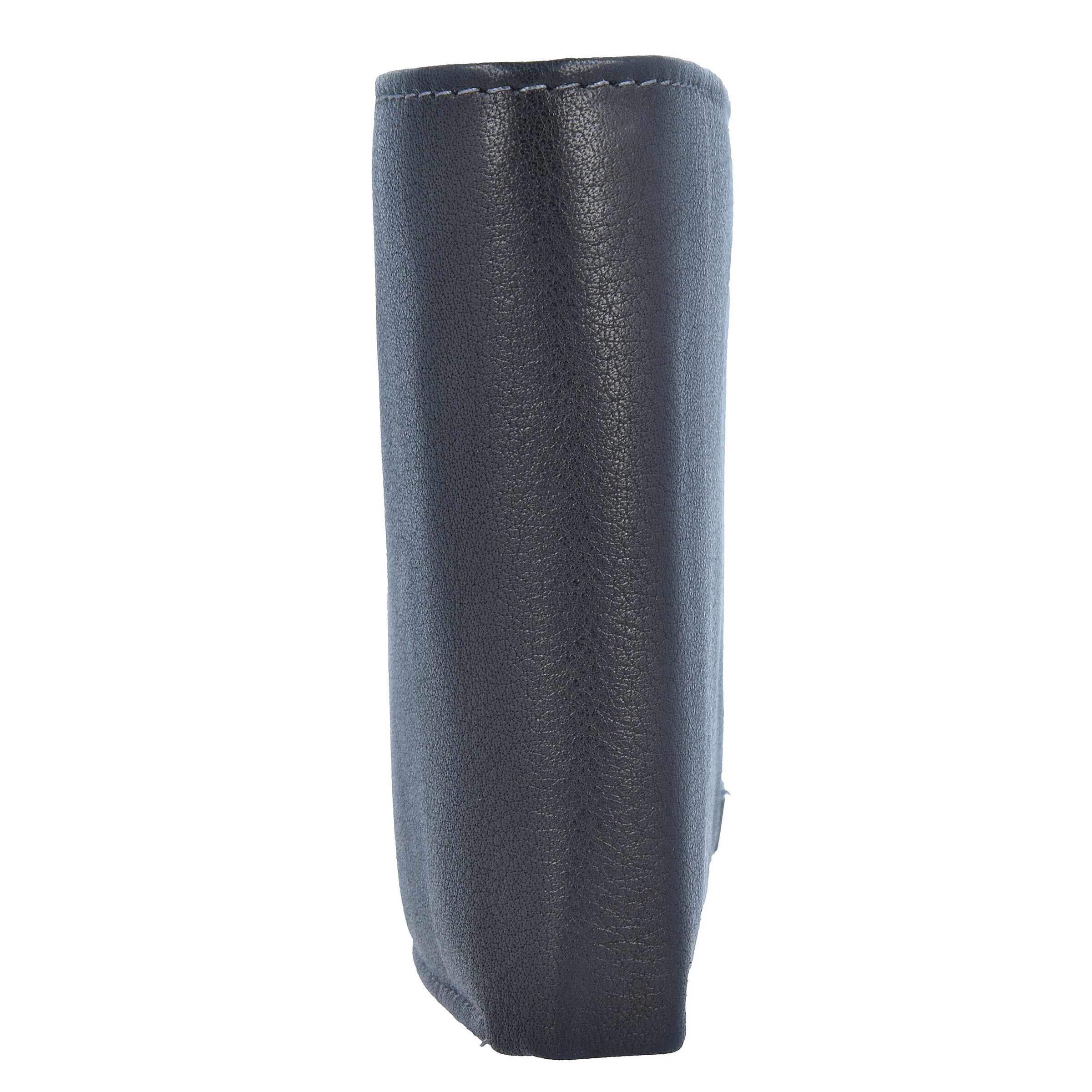 Portamonete 'Black Nappa' di Greenland Nature in nero