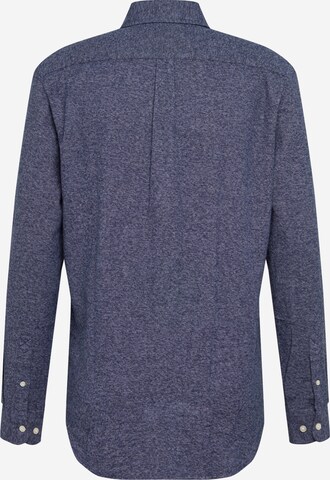 Coupe slim Chemise 'Liam' Samsøe Samsøe en bleu