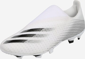 ADIDAS SPORTSWEAR - Zapatillas de fútbol 'X GHOSTED.3' en blanco: frente