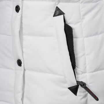 MARIKOO Winter Jacket 'Lotusblüte' in White