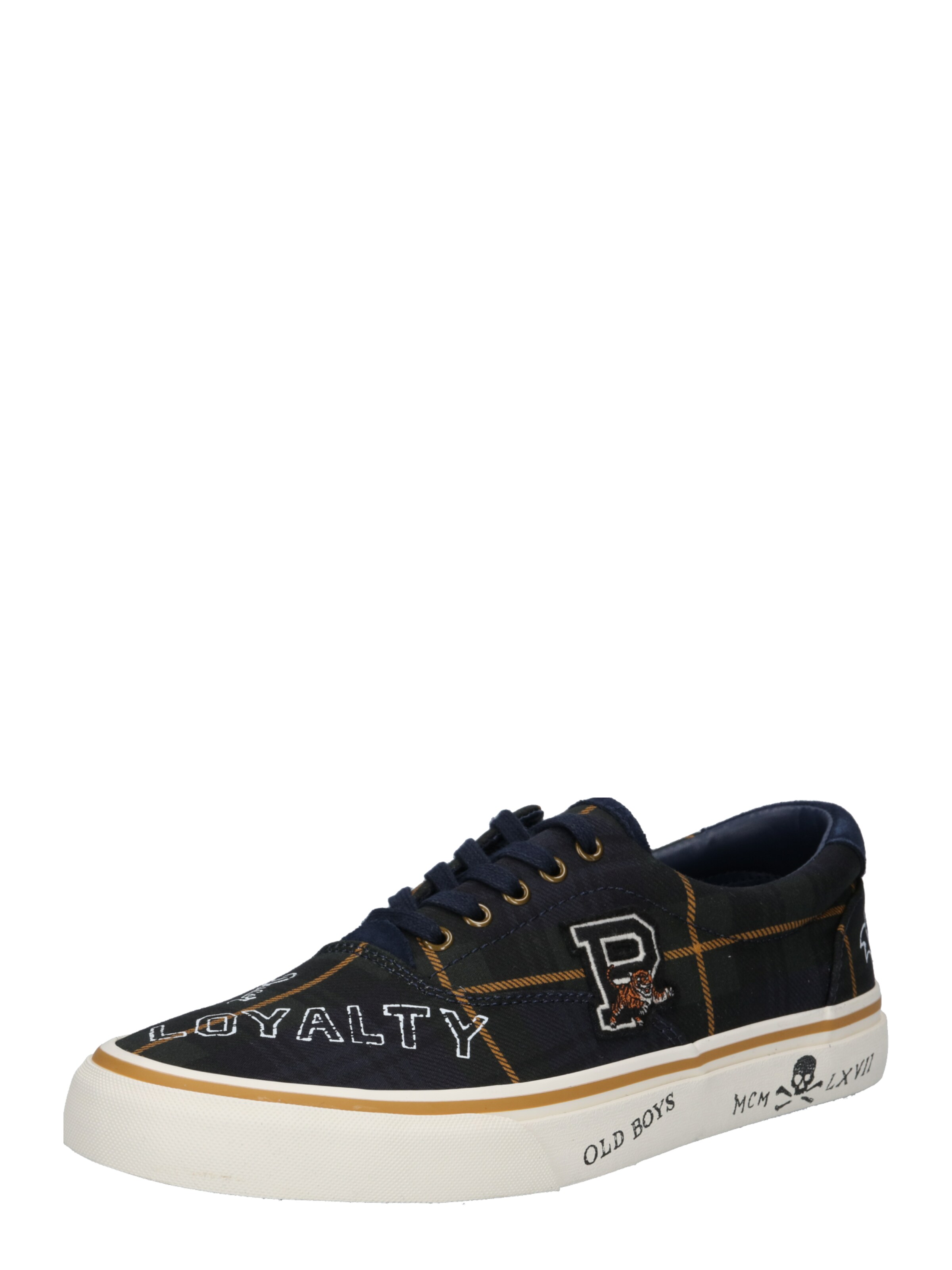 POLO RALPH LAUREN - Sneakers laag 'Thorton Gordon Tartan' in de kleur Kobaltblauw