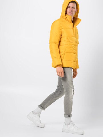 Urban Classics Winter Jacket in Yellow