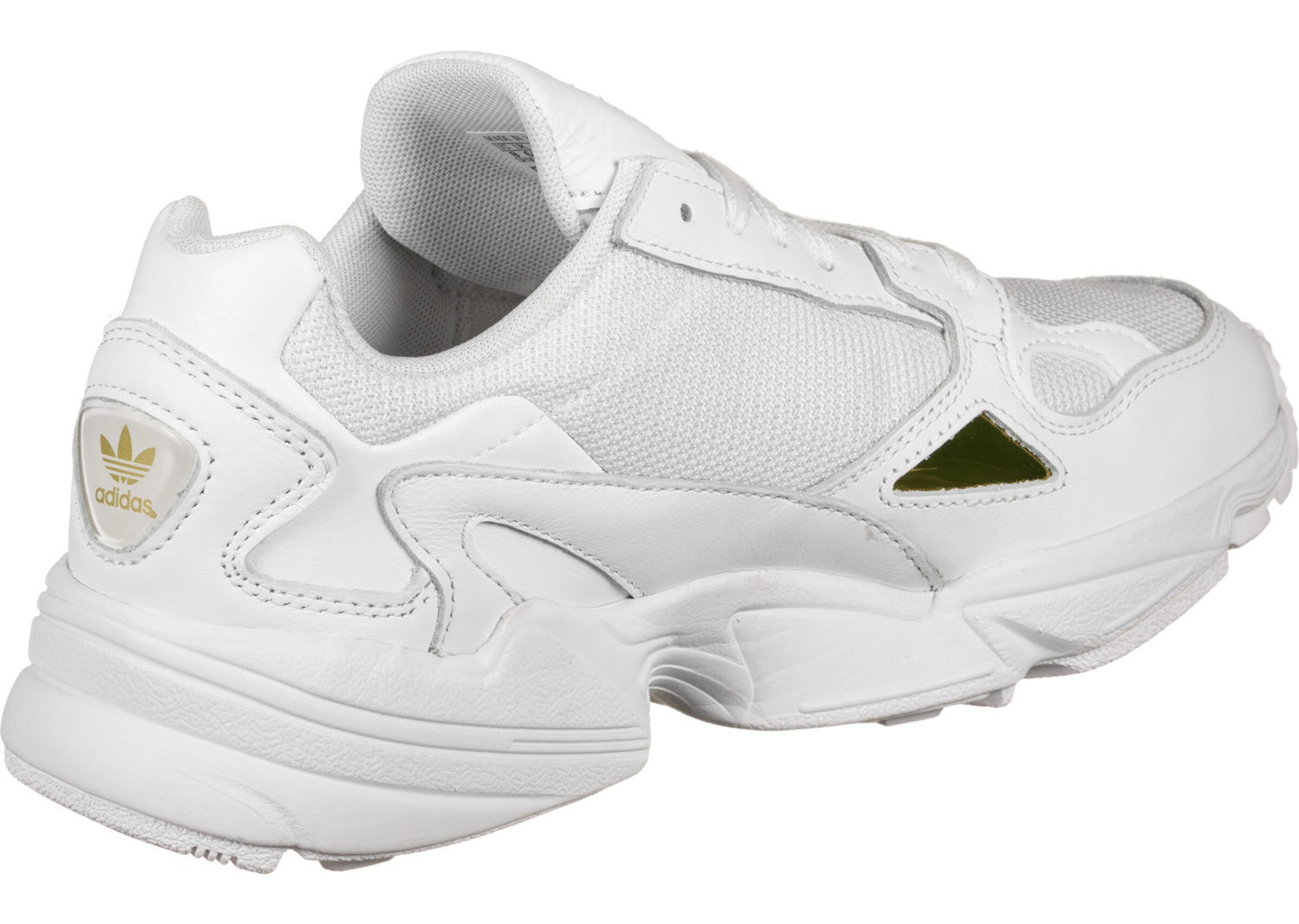 adidas falcon weiß gold