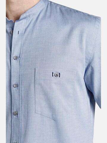 Charles Colby Comfort fit Button Up Shirt 'Earl Alec' in Blue
