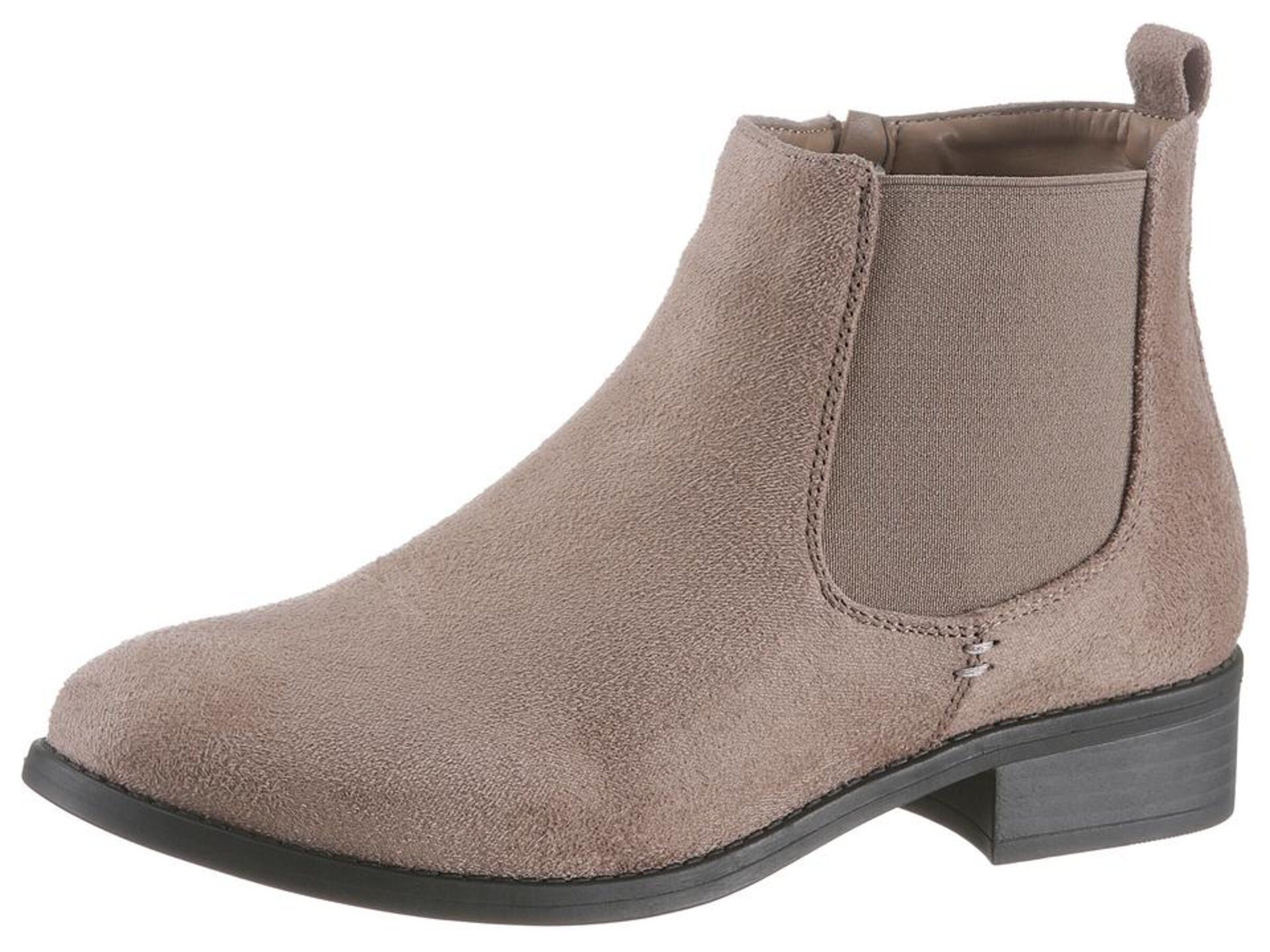 Aniston Chelsea Boots in Braun: Vorderseite