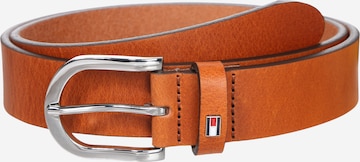 TOMMY HILFIGER Belt 'Danny' in Brown: front