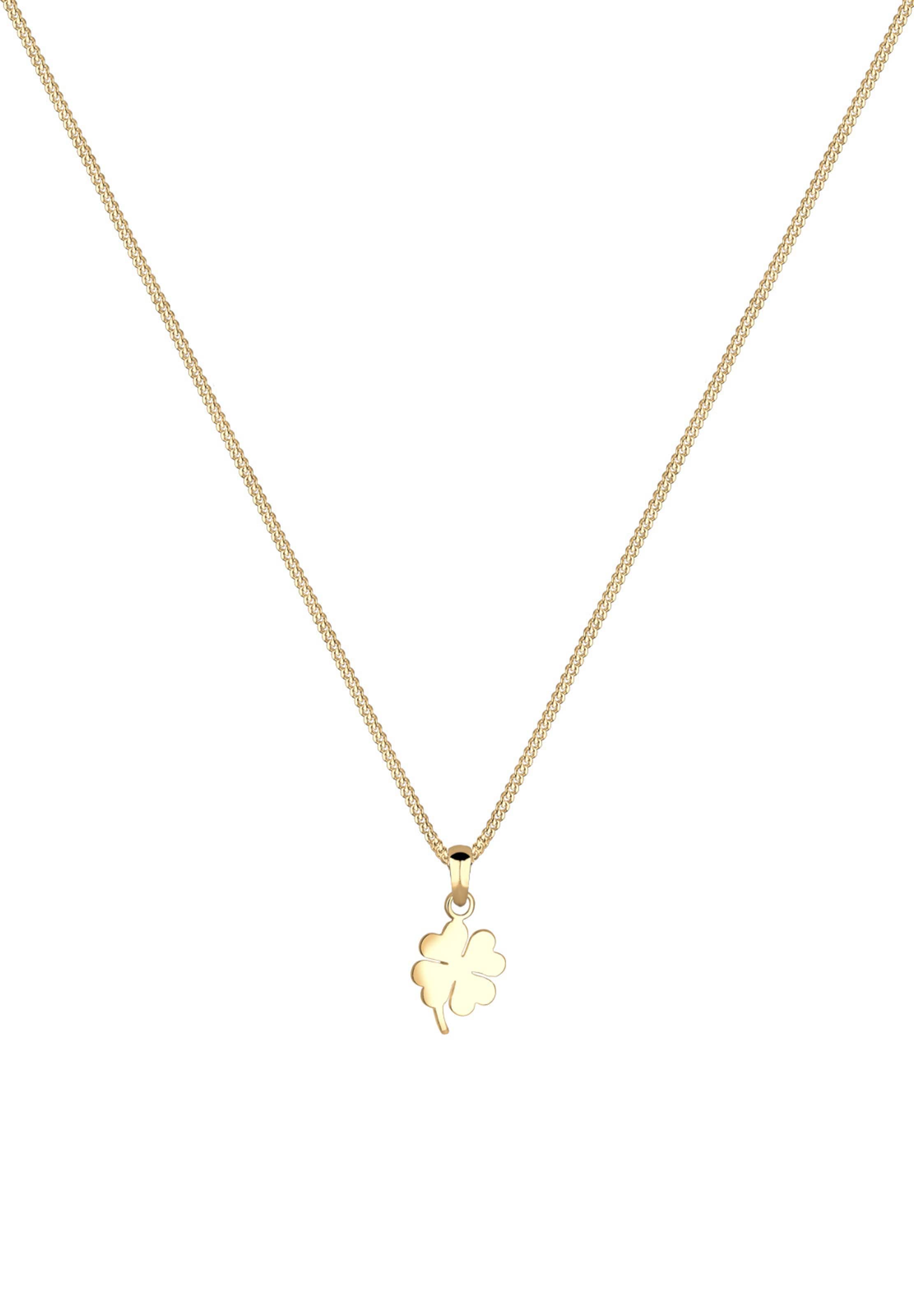 ELLI PREMIUM Necklace 'Kleeblatt' in Gold