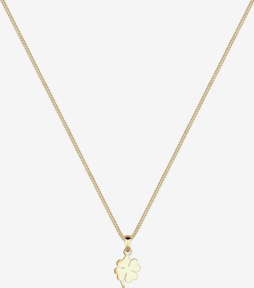 ELLI PREMIUM Kette 'Kleeblatt' in Gold