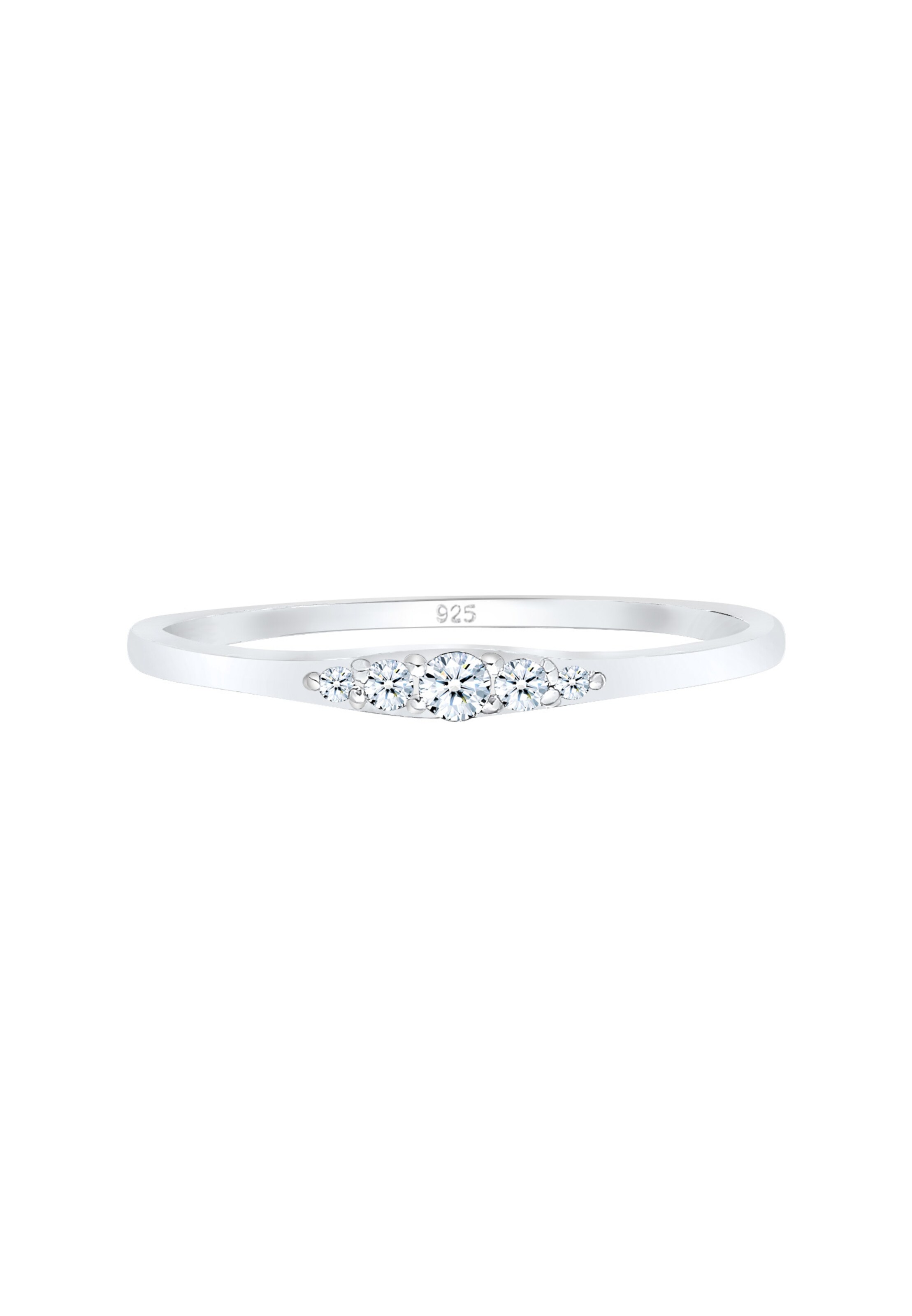 Elli DIAMONDS Ring Verlobungsring in Silber