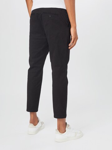 Only & Sons Slim fit Pleat-Front Pants 'CAM' in Black