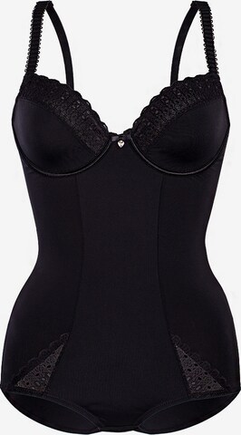 sassa Bodysuit 'LOVELY SECRET' in Black: front