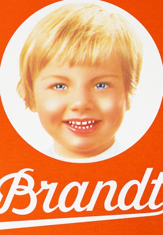 LOGOSHIRT T-Shirt 'Brandt Zwieback' in Orange