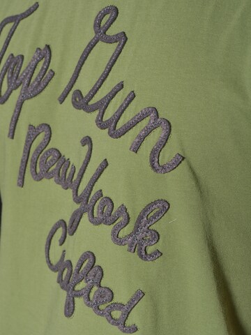 TOP GUN Shirt 'New York' in Groen