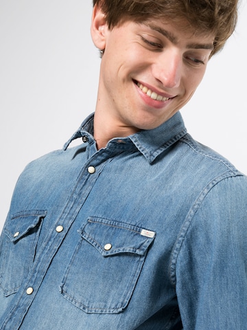 JACK & JONES Regular fit Overhemd 'Sheridan' in Blauw