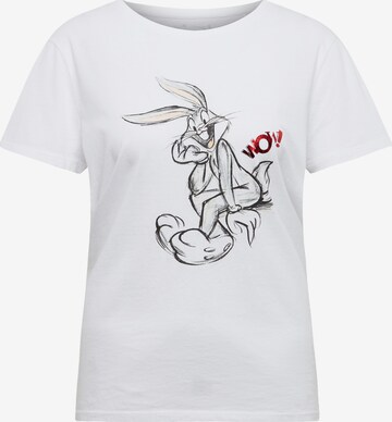 Tricou 'BUGS BUNNY' de la Mavi pe alb: față