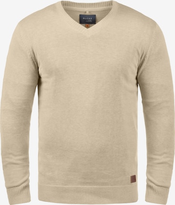 BLEND Sweater 'Lasse' in Beige: front