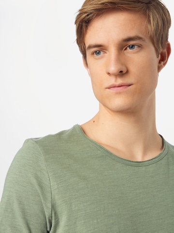 T-Shirt 'Morgan' SELECTED HOMME en vert