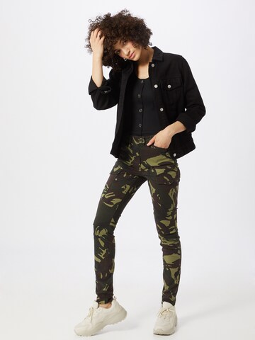 Coupe slim Pantalon 'Blossite' G-Star RAW en vert