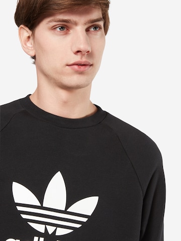 ADIDAS ORIGINALS Sweatshirt 'Trefoil' in Schwarz