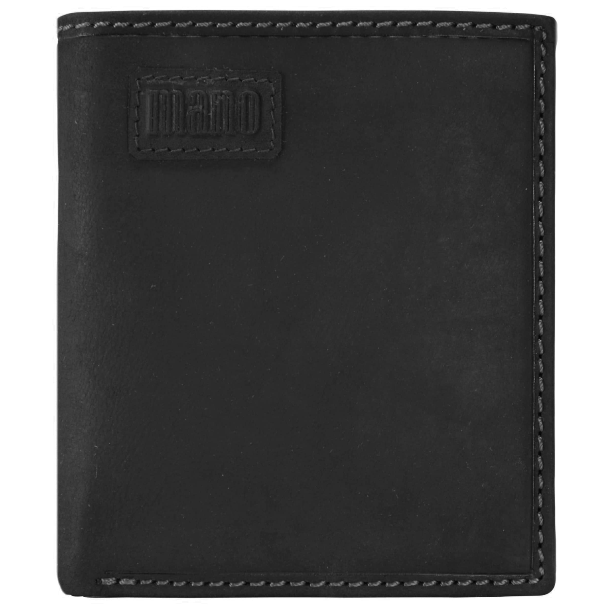 mano Wallet 'Nota' in Black: front