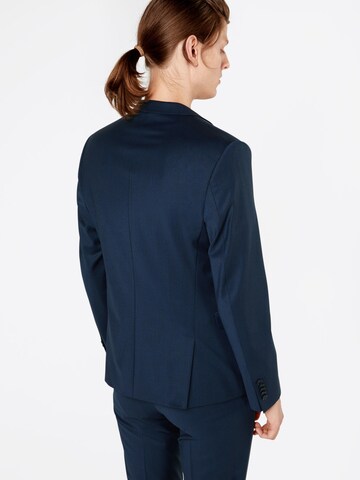 DRYKORN Slimfit Anzug 'OREGON' in Blau: Rückseite