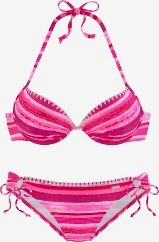 BUFFALO Push-up Bikini i pink: forside