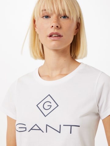 T-shirt 'Lock Up' GANT en blanc