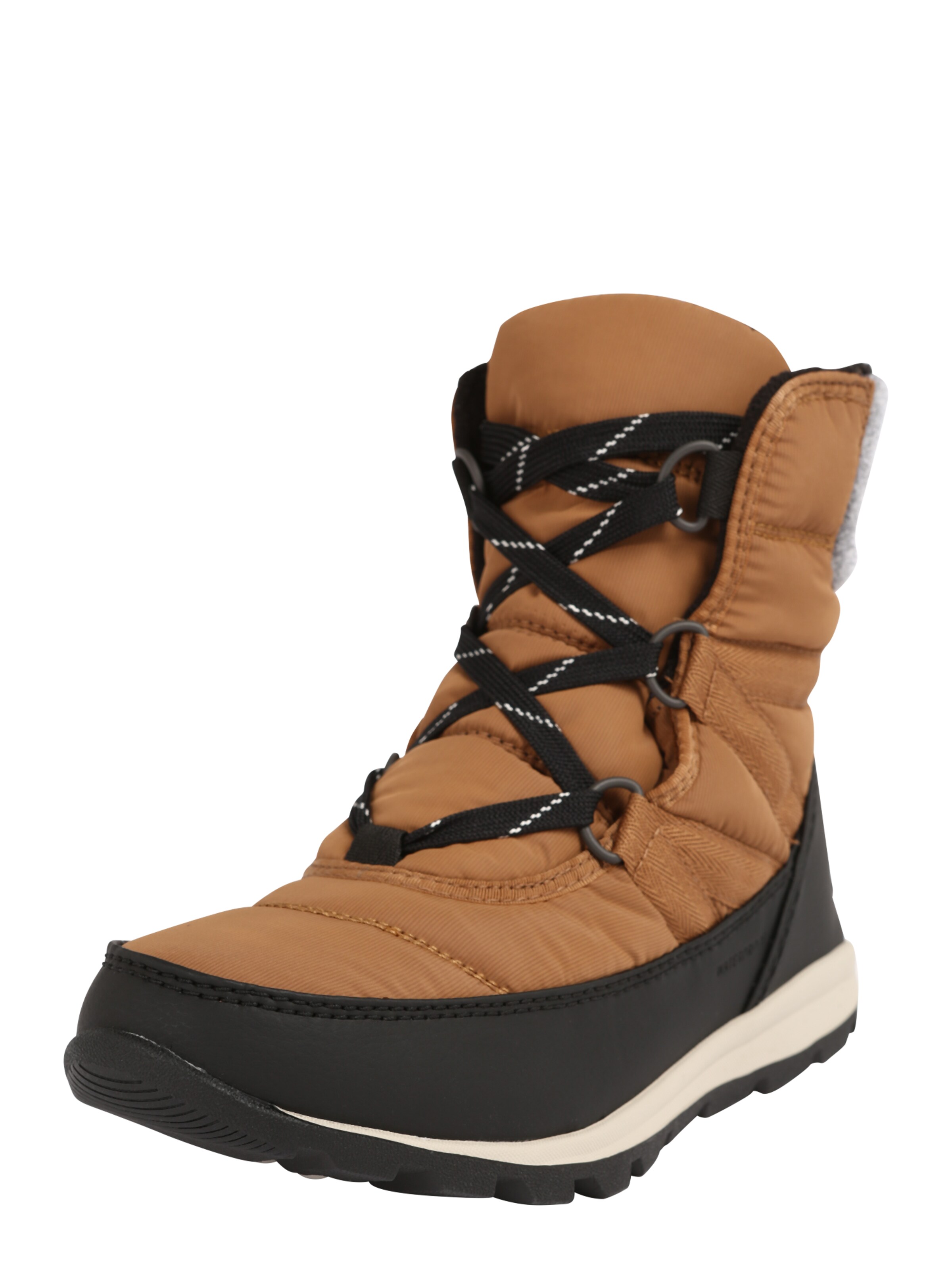 SOREL - Snowboots 'WHITNEY SHORT LACE' in de kleur Bruin