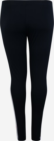 Urban Classics Skinny Leggings - kék: hátul