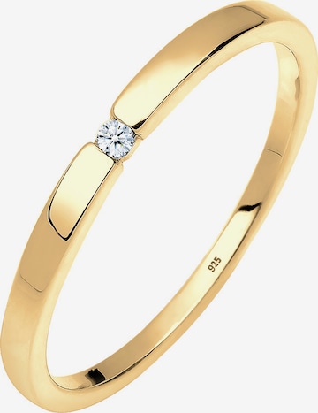 Elli DIAMONDS Ring 'Classic' in Gold: front