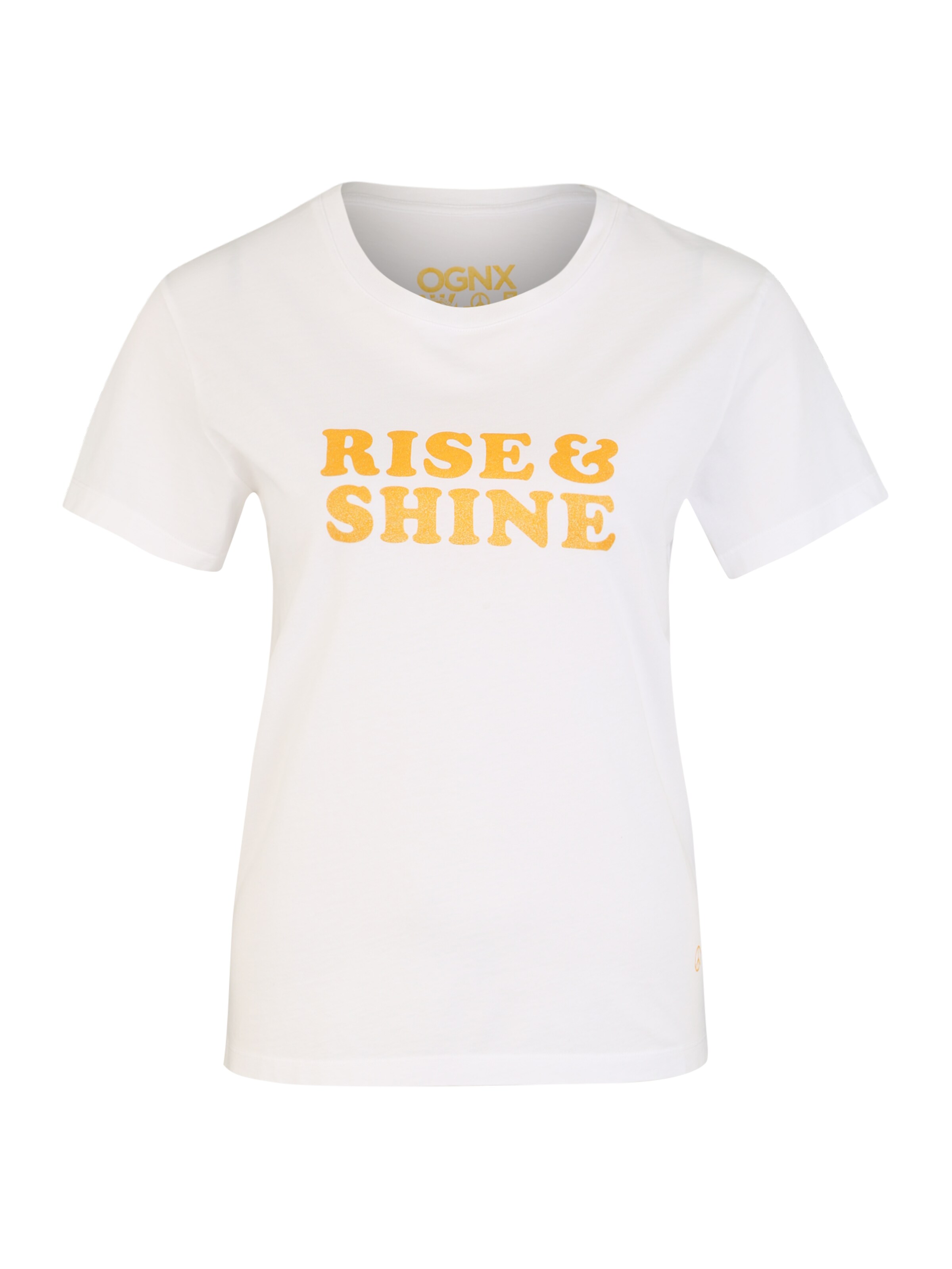 OGNX - Functioneel shirt 'Rise & Shine' in de kleur Geel
