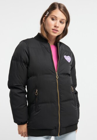 MYMO Winter Jacket in Black: front